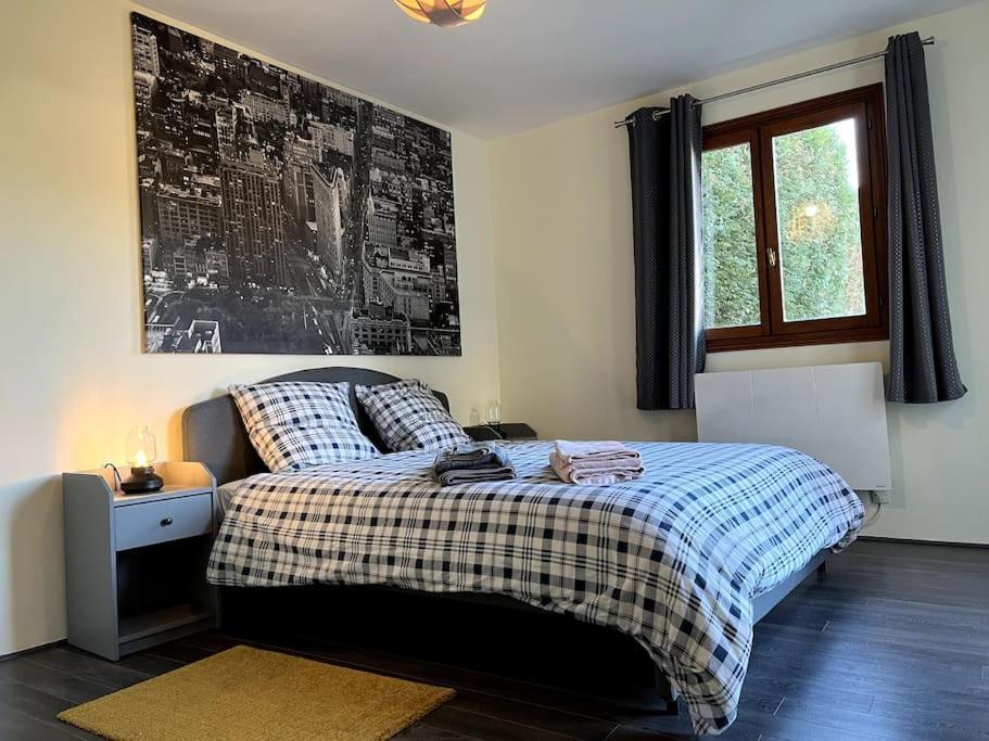 Appartement Calme Au Coeur Du Jardin Violaines Extérieur photo